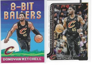 2025-26 Topps Donovan Mitchell 8-Bit Ballers #8B-11 & base #80 Cavs Cavaliers - Picture 1 of 1