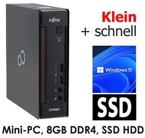 MINI PC Q956 INTEL i3 8GB DDR4 128GB SSD HDD USB 3.0 WINDOWS 11 DVI + DISPL V340 - Bild 1 von 5