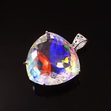 108CT Natural Gems Stone Original Mystic Opal Pendant With Multicolor