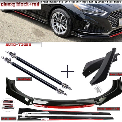 Kit de carrocería de alerón labio barbilla parachoques delantero para Hyundai Tucson faldón lateral divisor Foto 1 de 4