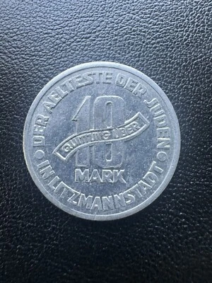 Germany Poland Lodz  Ghetto 10 Mark 1943 UNC - Image 1 of 2