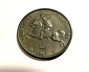 Lithuania 1925 10 Centu Coin - Picture 1 of 5