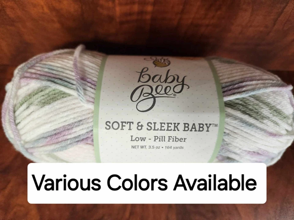 Baby Bee Soft & Sleek Baby Yarn Various Colors New! Price Per Skein