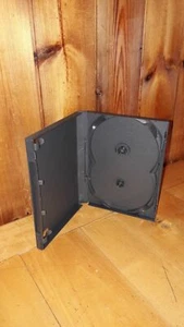 50 Leerhüllen CD/DVD Schwarz D 2CD 22 MM Space Hand-Aufziehbar E Hülle Qualität - Afbeelding 1 van 1
