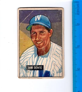 1951 Bowman Sam Dente Washington Senators #133 ⭐️💥🎯 F/G - Picture 1 of 2