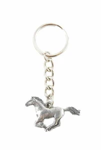 Llavero de peltre al galope para caballo - Imagen 1 de 1