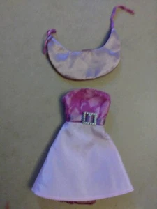 Pink/Fuschia Dress & Cape for Barbie Doll - Picture 1 of 1
