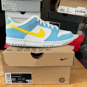 Nike Dunk Low GS Homer Simpson Hombres 6.5y Zapatos Azul Atlético Informal Tenis - Imagen 1 de 11