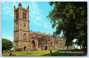Postcard Lancaster Priory Church Lancashire England - Picture 1 of 2
