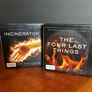 Lot: 2 Timothy Hallinan Audio Book CD Set The Four Last Things Incinerator - Picture 1 of 5