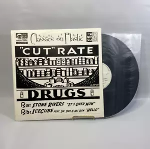 Cut Rate Drugs LP It's Over Now Stone Rivers Hello Ice Cube Dr Dre PROMO Vinyl - Picture 1 of 16