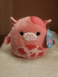 Squishmallows Kerry Strawberry Milk Sea Cow Sea Life Plush Stuff Animal 8" NEW - Picture 1 of 5