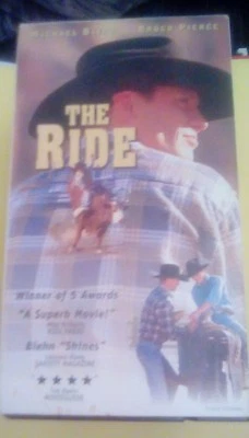The Ride (1997) VHS western bull riding Michael Biehn Brock Pierce rodeo cowboy - Image 1 of 2