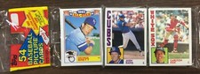 1984 TOPPS Rack Pack GEORGE BRETT, CARLTON FISK, KEN FORSCH Showing I9020525 