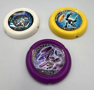 Vintage LEGO Technic Throwbot Slizer Throwing Disks Lot - For Sets 8501 + 8505 - Image 1 of 4