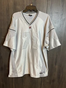 Starter Football Jersey All White #71 Sewn Numbers Letters Size XXL 2XL - Picture 1 of 8