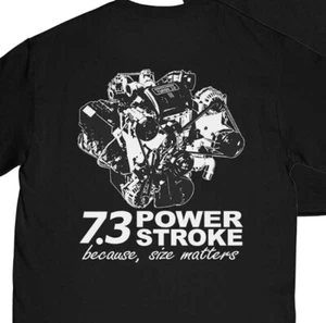 7.3 Powerstroke T-Shirt, Power Stroke Diesel tShirt, F250 F350 Tee Tshirt - Picture 1 of 9