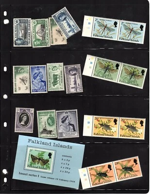  Stock pages  WW  F-J Stamps Many Early Classics over 200  stamps (mb17 - Image 1 of 4