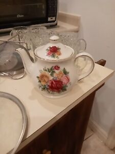 Vintage Windsor Floral Teapot 