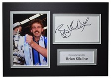 Brian Kilcline Signed Autograph A4 photo display Coventry City  AFTAL COA