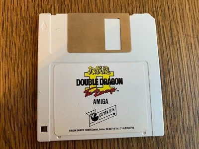 DOUBLE DRAGON II GAME AMIGA COMPUTER 3.5" INCH FLOPPY(S) TESTED NEAR MINT - Image 1 of 2