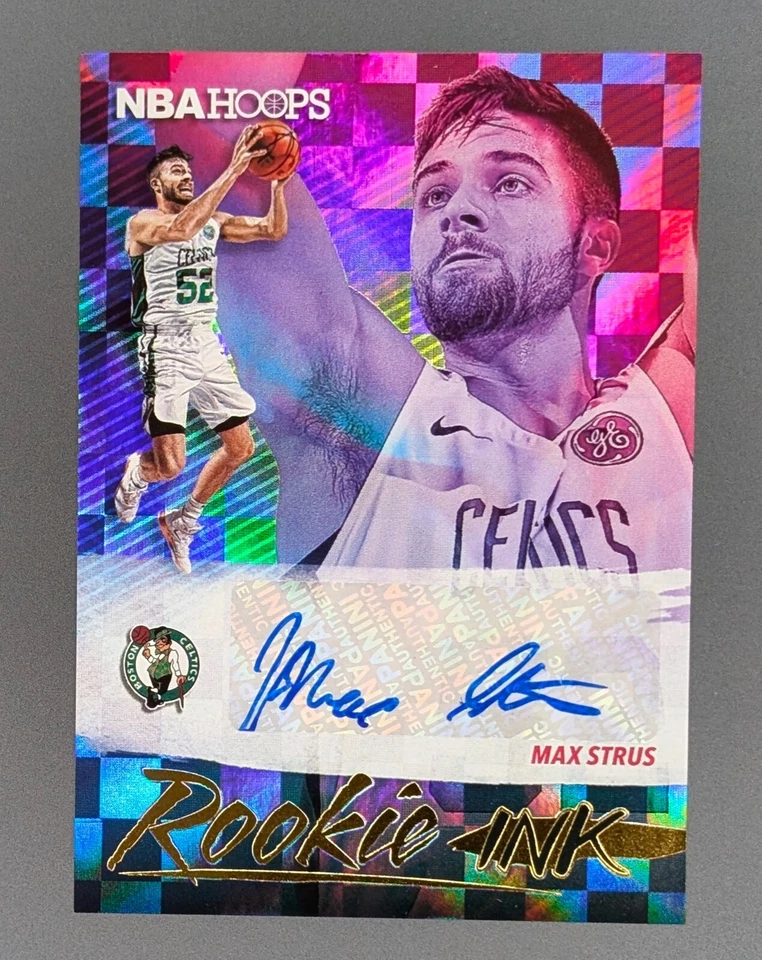 2019-20 Panini NBA Hoops Rookie Ink Max Strus #RI-MXS Auto Boston Celtics RC - Image 1 of 2