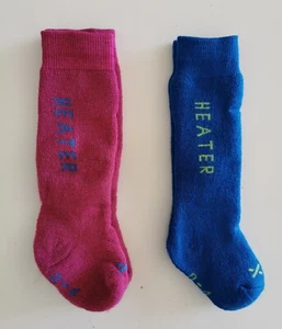 Paquete de 2 calcetines técnicos XTM niños junior calentador mezcla merino nieve esquí tripulación - Imagen 1 de 1