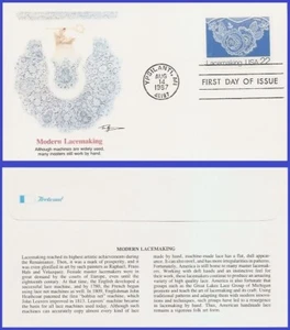 USA4 #2353 U/A FLEETWOOD FDC Lacemaking Floral Design c - Picture 1 of 1