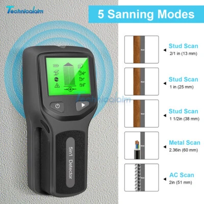 Multifunctional LCD Stud Finder Wall Scanner Metal Pipe Sensor Wire Detector - Bild 1 von 4