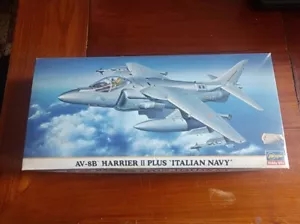 Hasegawa AV 8B Harrier II Plus Italian Navy 1/72 nuovo Italia Marina Sealed - Foto 1 di 2