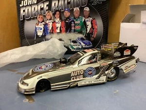 Robert Hight 2011 mustang funny brushed metal John Force Racing Collectable 1:24 - Picture 1 of 7