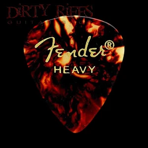 Fender 451 Celluloid Shell Heavy Guitar Picks Plectrums Packs Of 1 - 24 - Picture 1 of 1
