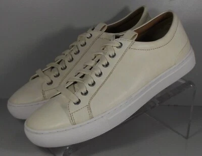 259248 SP50 BANKS LACE TO TOE MEN'S SHOES 9 M CREAM LEATHER JOHNSTON & MURPHY - Image 1 of 4