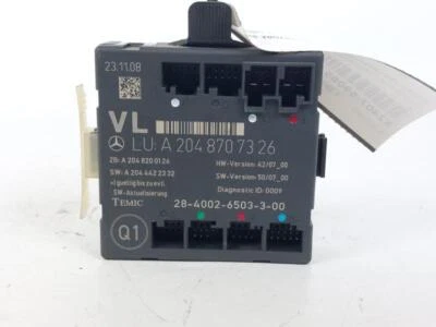 A2048707326 CENTRALINA COMFORT SX PORTA ANTERIORE MERCEDES-BENZ CLASSE C (W204)  - Immagine 1 di 2