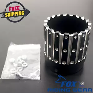 OEM Rush Motorcycle Exhaust Endcap 3.5"| Black & Chrome|3532B - Bild 1 von 8