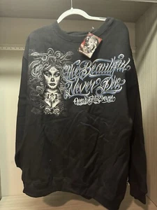 187 Inc Medusa Long Sleeve Crew neck sweat shirt New w Tags Mens - Picture 1 of 2