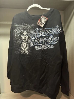 187 Inc Medusa Long Sleeve Crew neck sweat shirt New w Tags Mens - Image 1 of 2