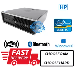 Cheap PC HP 8200 Fast SFF Intel Core i5 2nd Gen. @ 3.10GHz WiFi Win 7/10 Pro - Picture 1 of 3