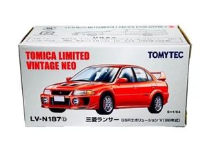 Tomytec Tomica Limited Vintage Neo Mitsubishi Lancer GSR Evolution V LV-N187b - Picture 1 of 2
