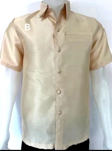 Asian shirt for men, khmer clothes khmer shirt Thai-lao Traditional - Picture 1 of 17