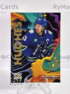 Quinn Hughes 2024-25 SkyBox Metal Universe Z-Force #16 Vancouver Canucks - Imagen 1 de 2