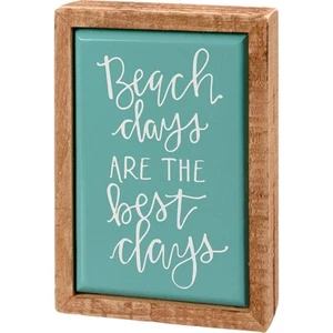 Beach Days Are the Best Days Box Mini Tier Tray Sign - Picture 1 of 4