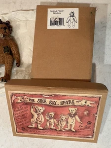 Vintage The Shoe Box Bears Gertrude "Gerti" Grizberg The Boyds Bears & Friends - Picture 1 of 6