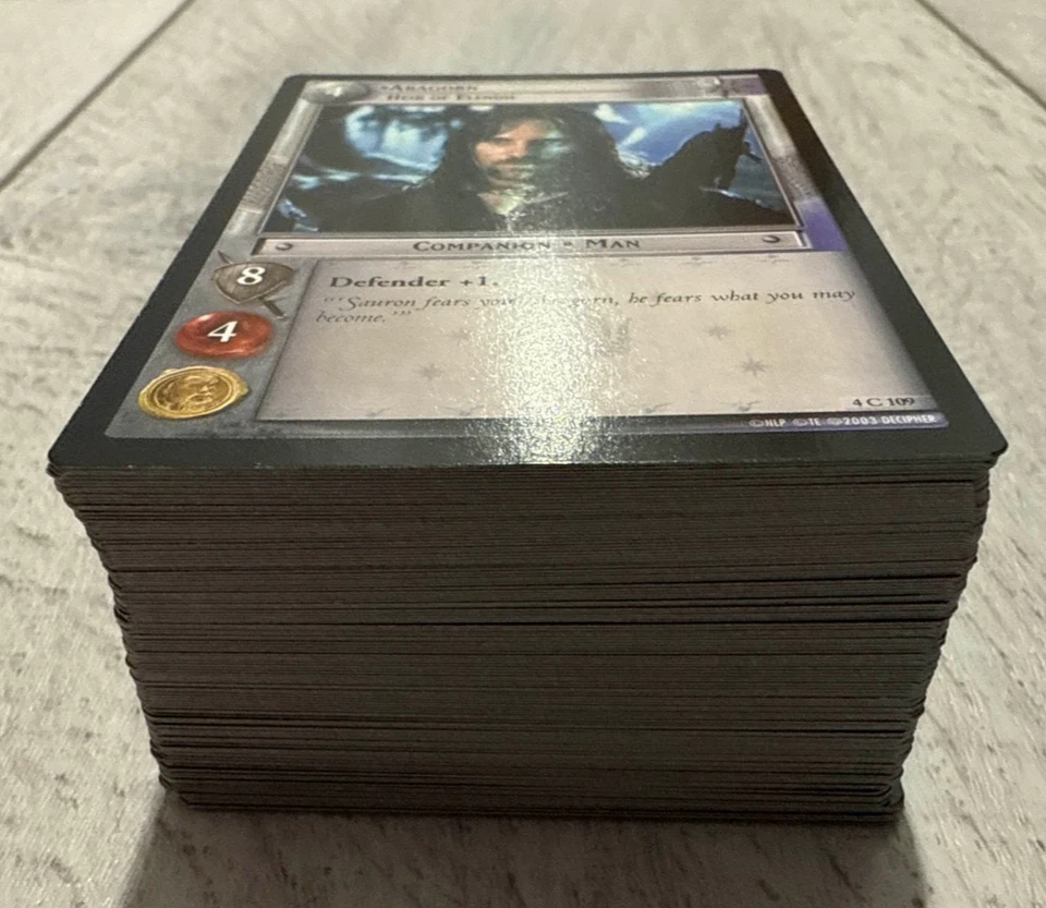 LOTR TCG The Two Towers Complete Common Set | 121 Cards Set 4 - Image 1 of 1