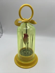 RARE Vintage Musical Jolly Polly Parrot Bird Toy Jolly Blinker Co. Cage - Picture 1 of 5