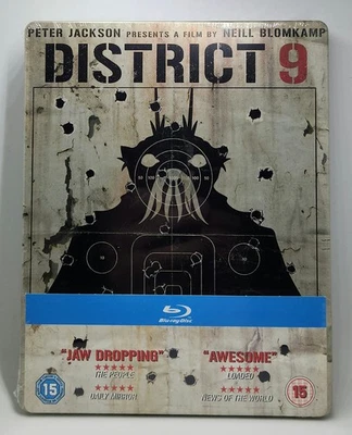 District 9   BLU-RAY STEELBOOK NEW & SEALED - Image 1 of 4