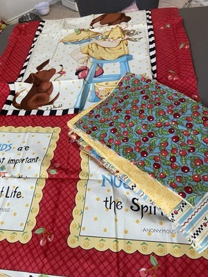 Paquete de telas de moda Mary Engelbreit 2007 panel y edredón Foto 1 de 4