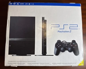 Console Sony PlayStation 2 Slim sigillata in fabbrica nera PS2 nuova *Leggi* - Foto 1 di 13