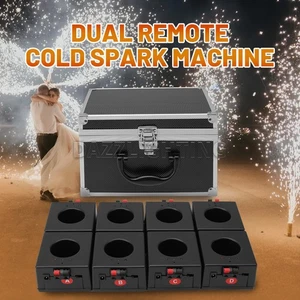 PAIDUN 8PCS Cold Spark Based Firework Safe Flame Effect Machine Remote Control - Picture 1 of 11