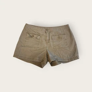 Vintage Y2k early 2000s Old Navy green preppy low rise mini shorts Size 4 - Picture 1 of 4